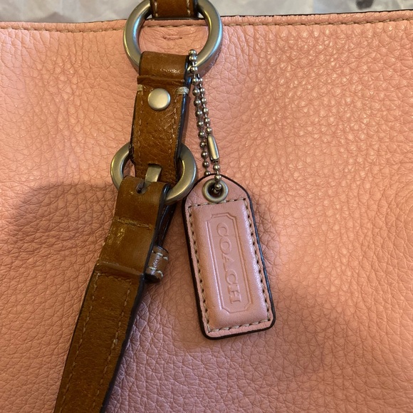 Coach Pink Pebble Purse - Picture 7 of 12